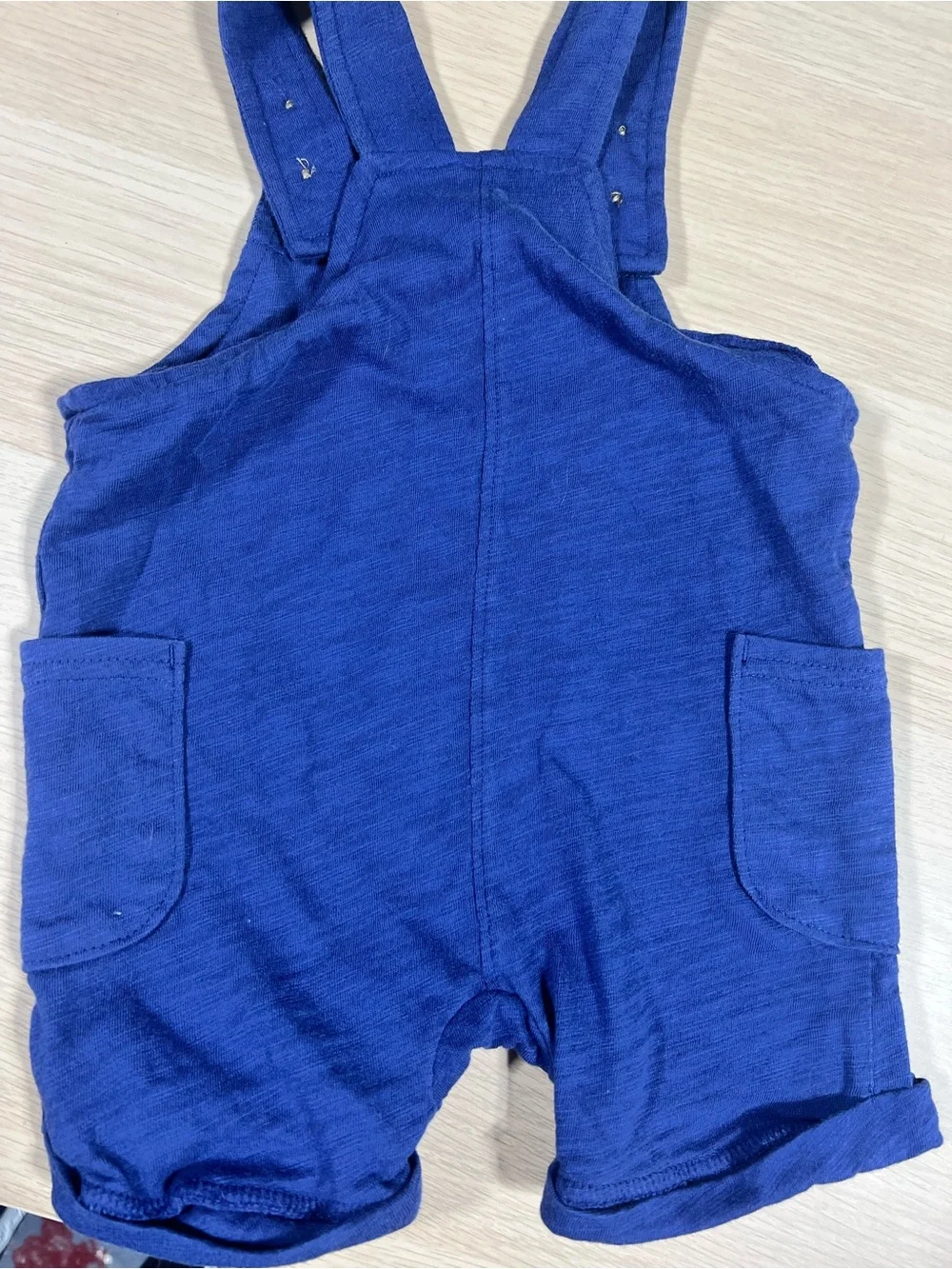 Linen Short Overalls for Kids - Pockets